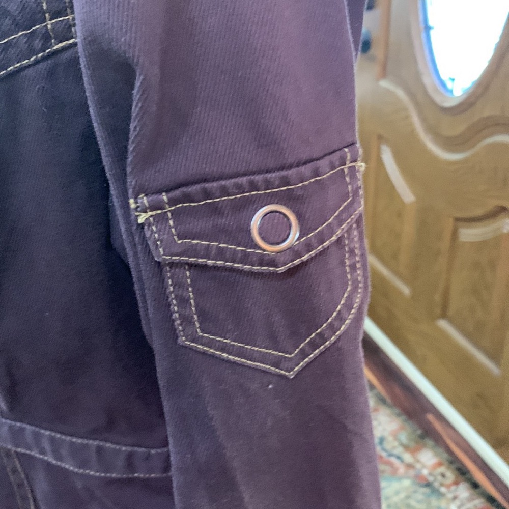 CAbi , Large, chocolate brown snap front jacket - Picture 3 of 10